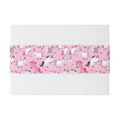 kinder achtergrond eenhoorn uitnodigingen wikkel (Achterkant Voorbeeld)