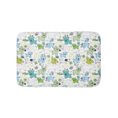 kinder achtergrondpatroon van dieren badmat (Voorkant)