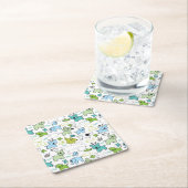 kinder achtergrondpatroon van dieren kartonnen onderzetters (Insitu)