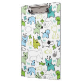 kinder achtergrondpatroon van dieren klembord (Links)