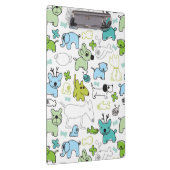 kinder achtergrondpatroon van dieren klembord (Rechts)