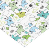 kinder achtergrondpatroon van dieren korte tafelloper (Hoek)