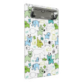 kinder achtergrondpatroon van dieren mini klembord (Schuin)