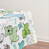 kinder achtergrondpatroon van dieren tafelkleed (Voorbeeld)
