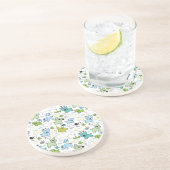 kinder achtergrondpatroon van dieren zandsteen onderzetter (Zijkant)