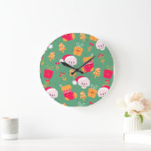 Kinder acryl wandklok (Huis)