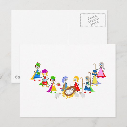 Kinder activiteit briefkaart (Voorkant / Achterkant)