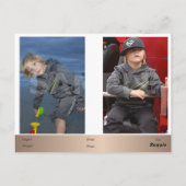 Kinder Actor en modelkoppen Comp Briefkaart (Achterkant)