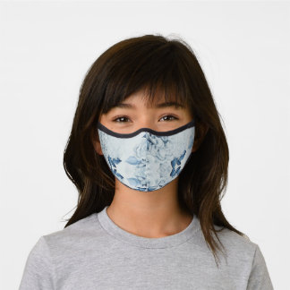 Kinder/Adult Premium-masker ClaudiasCoolStuff Blue Premium Mondkapje