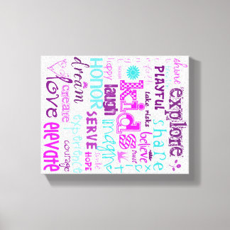 Kinder afdrukbare pastels op Canvas