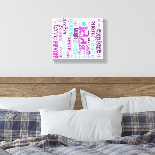 Kinder afdrukbare pastels op Canvas (Insitu (Slaapkamer))