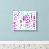 Kinder afdrukbare pastels op Canvas Afdruk (Insitu (Houten vloer))