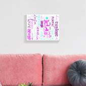 Kinder afdrukbare pastels op Canvas Afdruk (Insitu (Woonkamer))