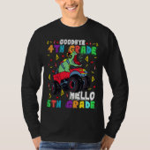 Kinder afscheid 4e graad Hallo 5e graad hier kom i T-shirt (Voorkant)