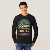 Kinder afscheid Hallo zomerreces T-shirt (Voorkant volledig)