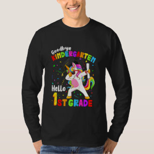 Kinder afscheid Kindergarten Hallo eerste graad Un T-shirt