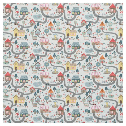 Kinder afspelen van katoenverbinding toewijzen stof (Swatch)