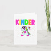 Kinder Afstudeerder Kleuterschool Afstuderen Eenho Kaart (Voorkant)