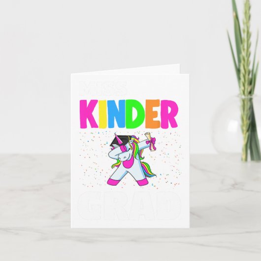 Kinder Afstudeerder Kleuterschool Afstuderen Eenho Kaart (Voorkant)