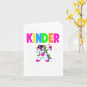 Kinder Afstudeerder Kleuterschool Afstuderen Eenho Kaart (Gele Bloem)