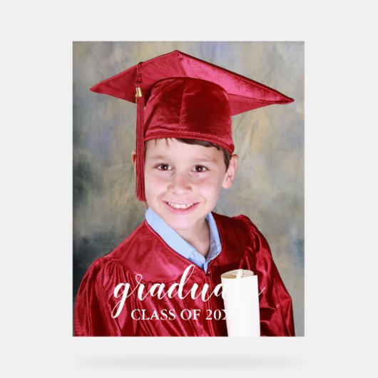 Kinder Afstuderen Acryl Bord (Voorkant)