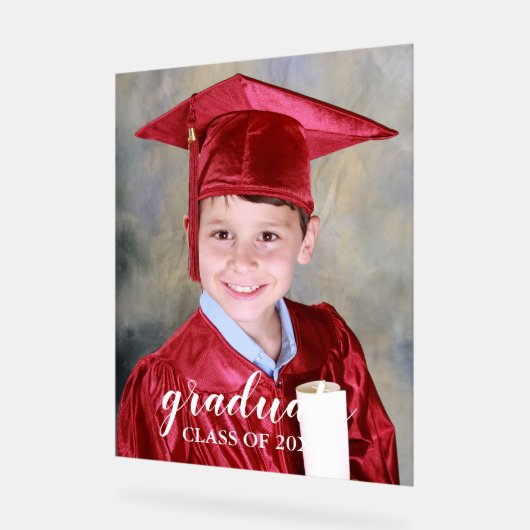 Kinder Afstuderen Acryl Bord (Hoek)