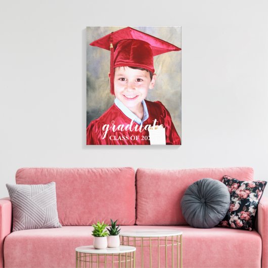 Kinder Afstuderen Canvas Afdruk (Insitu (Woonkamer))