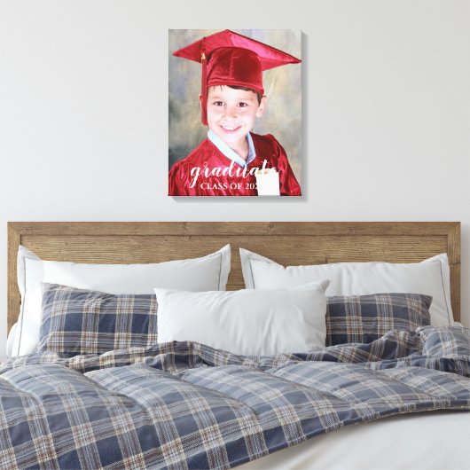 Kinder Afstuderen Canvas Afdruk (Insitu (Slaapkamer))