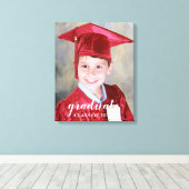 Kinder Afstuderen Canvas Afdruk (Insitu (Houten vloer))