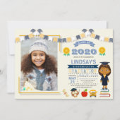 Kinder Afstuderen Foto Kaart (Voorkant)