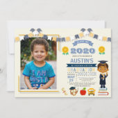 Kinder Afstuderen Foto Kaart (Voorkant)