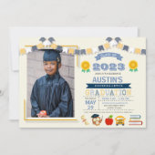 Kinder Afstuderen Foto Kaart (Voorkant)