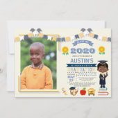 Kinder Afstuderen Foto Kaart (Voorkant)