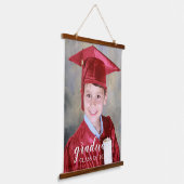 Kinder Afstuderen Hangend Wandkleed (Gebogen)