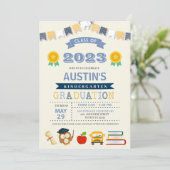 Kinder Afstuderen Kindergarten Kaart (Staand voorkant)