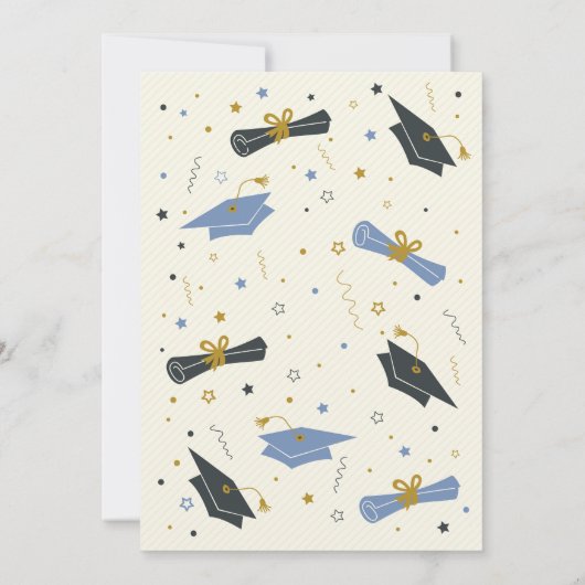 Kinder Afstuderen Kindergarten Kaart (Achterkant)