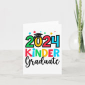 Kinder Afstuderen Kleuterschool 2024 Afstuderen Ca Kaart (Voorkant)