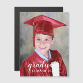 Kinder Afstuderen Magnetische Kaart (Voorkant / Achterkant)