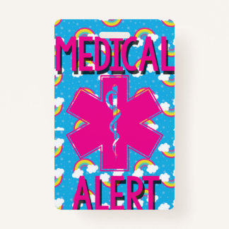 Kinder alarm voor allergie badge