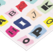 Kinder Alfabet ABCs Multi-Color Fun Tafelkleed (Gekanteld)