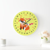 Kinder Alfabet Cute Fox Specialized Grote Klok (Huis)