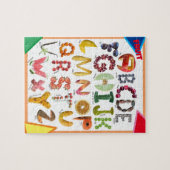 Kinder alfabet Puzzle Educational Cute ABC Legpuzzel (Horizontaal)