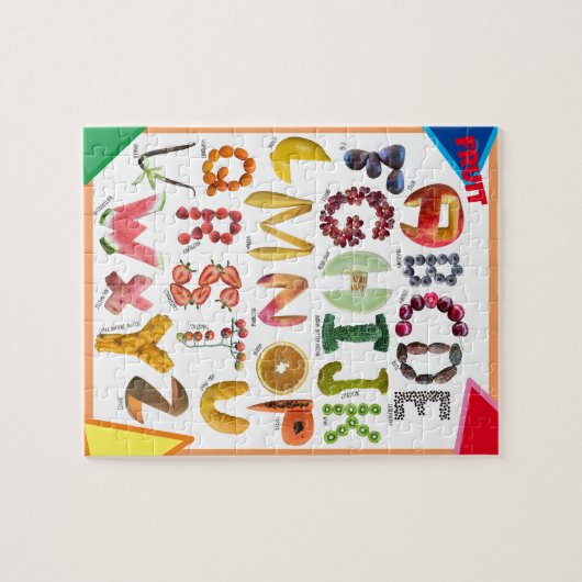 Kinder alfabet Puzzle Educational Cute ABC Legpuzzel (Horizontaal)