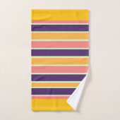 Kinder alfabet regenboogstrepen bad handdoek (Handdoek)