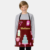 Kinder all-over print Schort (Gedragen)