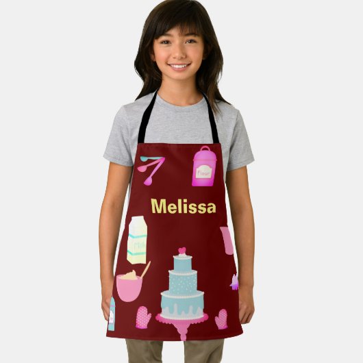 Kinder all-over print Schort (Insitu)