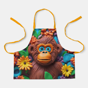 kinder all-over print Schort, klein 24 "x20" Schor Schort