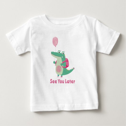 Kinder alligator T-shirt (Voorkant)