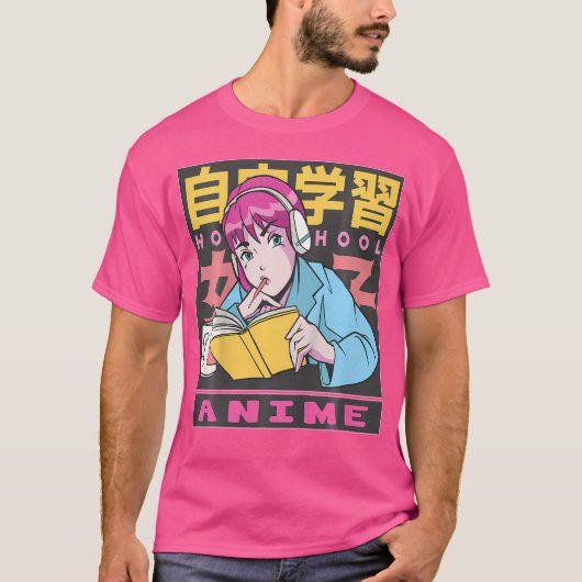 Kinder anime en schetsen Ik hou gewoon van anime c T-shirt (Voorkant)