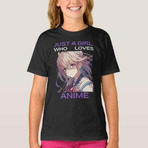 Kinder anime meisje grafisch T-shirt